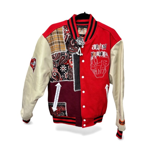 Brand X Other - Tampa Bay Buccaneers Brand X Varsity Jacket Wool Size MEDIUM NWT